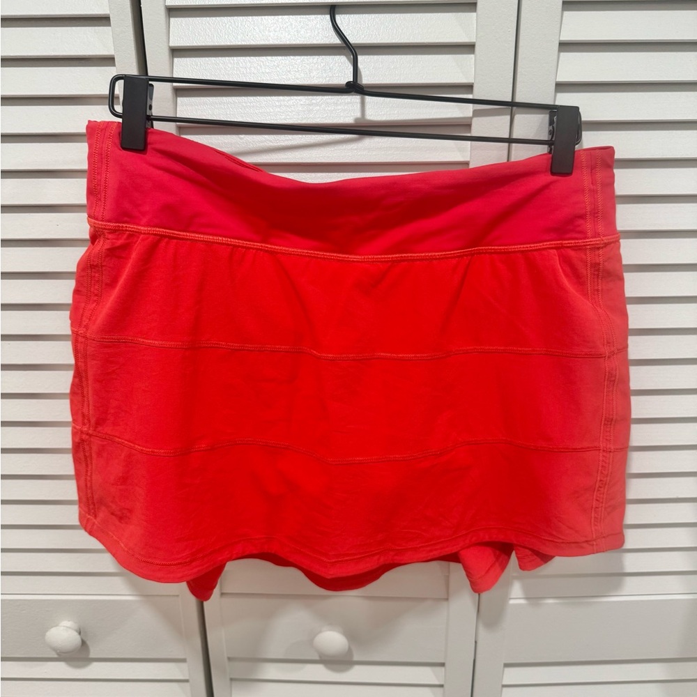 Lululemon Athletica Bold Orange Skort